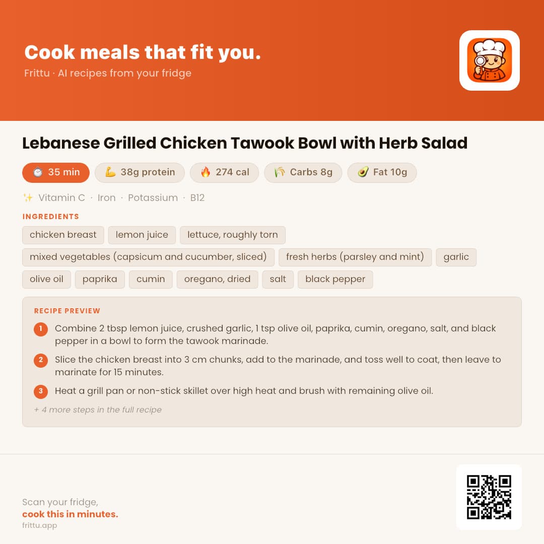 Share recipe card